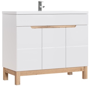Dulap lavoar 100cm 3 usi - Img 1