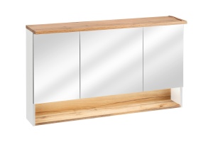 Dulap oglindă 120cm 3 uși - Img 1