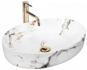 Lavoar de Blat REA Queen Carrara Shiny - Img 2