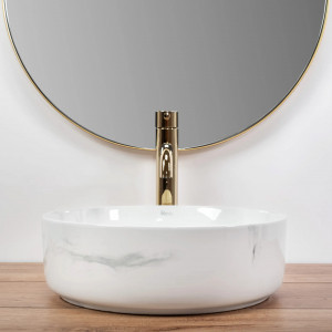 Lavoar pe blat Rea Sami Nature Marble - Img 3