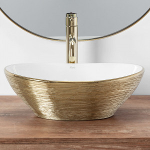 Lavoar pe blat Rea Sofia Brush Gold - Img 5