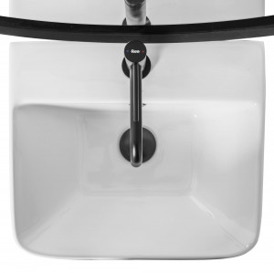 Lavoar podea freestanding Ceramic ARIS Alb - Img 8