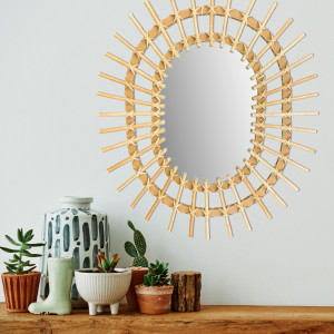 Oglinda perete Boho 57CM QDJ5749 - Img 3