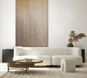 Panou riflat 3D Milo, Oak Sonoma, 270x11.6cm, Lamelio - Img 6