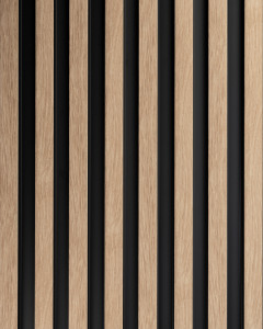 Panou riflat 3D Vasco, Oak Gold, 270x11.7cm, Lamelio - Img 2