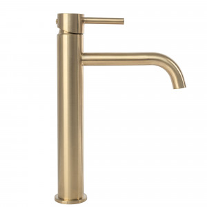 Robinet pentru lavoar Rea Lungo Brush Gold high - Img 2