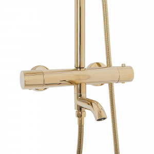 Set de dus cu termostat Lungo Gold Auriu - Img 8