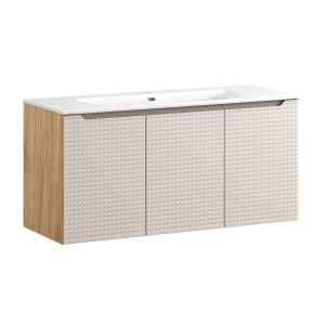 Set mobilier 120cm cu lavoar mobila SKY - Img 1
