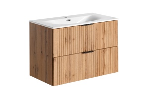Set mobilier 80cm cu lavoar mobila SKY - Img 1