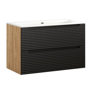 Set mobilier 90cm cu lavoar mobila SKY - Img 1
