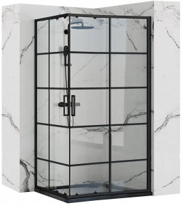 Cabina de dus Rea Concept Black 80x100 - Img 1