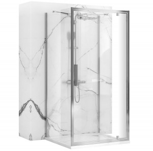 Cabina dus REA Rapid Swing Chrome Usa:100 x Perete:100 - Img 1