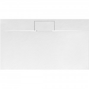 Cadita de dus Bazalt Long White 80x120 - Img 1