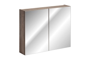 Dulap oglindă 80cm 2 uși - Img 1