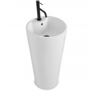 Lavoar freestanding de sine stătător Rea BLANKA Alb - Img 6