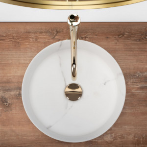 Lavoar pentru blat Rea Sami Marble Mat - Img 3
