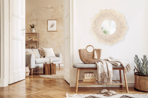 Oglinda perete Boho 60CM 322051 - Img 4