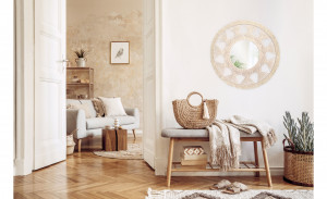 Oglinda perete Boho 65CM 322050 - Img 5