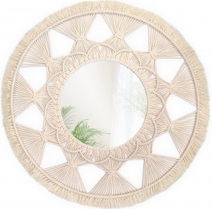 Oglinda perete Boho 65CM 322050 - Img 1