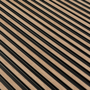 Panou riflat 3D Asti, Oak Gold, 270x12.2cm, Lamelio - Img 3
