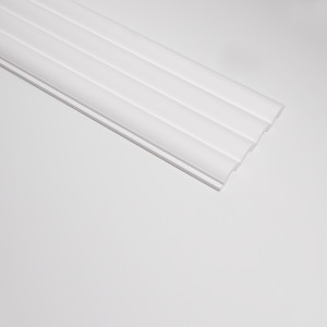 Panou riflat 3D Luna, Alb, 270x12 cm, Lamelio - Img 3