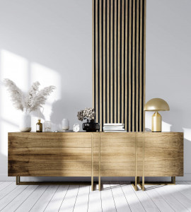 Panou riflat 3D Vasco, Oak Craft, 270x11.7cm, Lamelio - Img 7