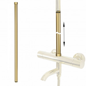 Prelungire coloana duș GOLD BRUSH 60cm - Img 1