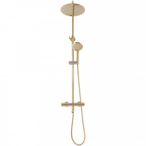 Set de dus cu termostat Lungo Gold Auriu - Img 3