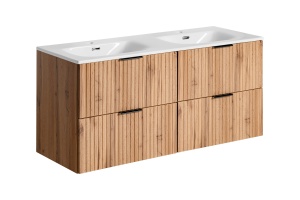 Set mobilier 120cm cu lavoar mobila SKY - Img 1