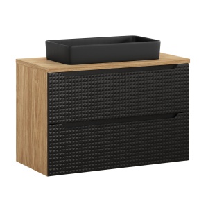 Set mobilier de 90 cm cu blat si lavoar Slim blat - Img 1