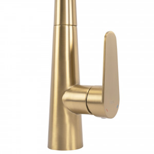 Baterie de bucătărie REA Ross BRUSH GOLD - Img 4