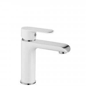 Baterie pentru baie REA Bloom White Chrom Low - Img 9