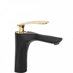 Baterie pentru baie Rea Orbit Black Gold low - Img 1