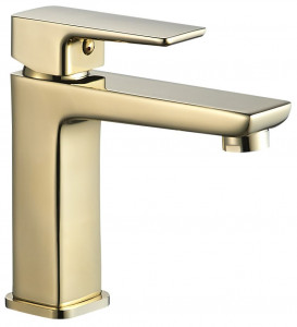 Baterie pentru lavoar REA Orix Auriu Gold Low - Img 4