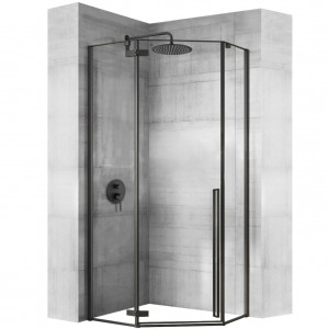 Cabina de so DIAMOND BLACK MAT 80x80 cm - Img 1