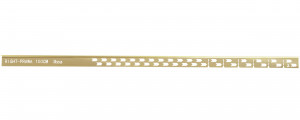 Cadă de duș bandă înclinată 100cm Brush Gold - Img 4