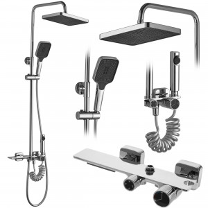 Coloana de dus REA HELIX Chrome - Img 1