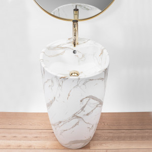 Lavoar de sine stătător Ceramic Rea Anya Lava Matt - Img 4
