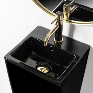 Lavoar freestanding de sine stătător Kamila Black - Img 3