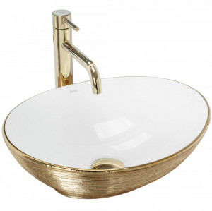 Lavoar pe blat Rea Sofia Brush Gold - Img 1