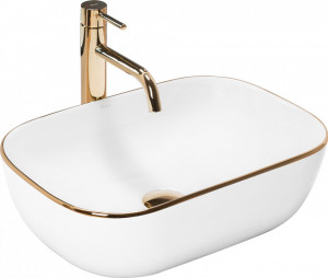 Lavoar pentru blat Rea Belinda Gold Edge - Img 2