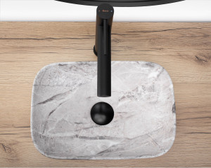 Lavoar pentru blat Rea Belinda mini stone matt - Img 5