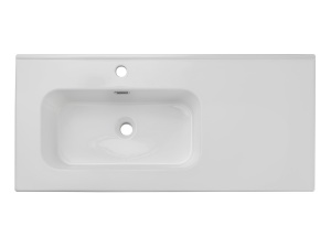 Lavoar pentru mobilier cu un singur bol 100cm cu blat ceramic - Img 3
