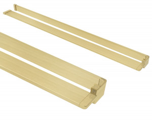 Panou de duș Rea Aero Gold Brush N 120 Walk In + EVO - Img 3