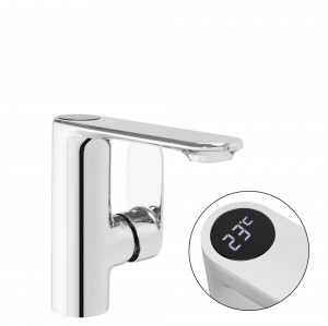 Baterie pentru baie Rea Mils LCD Chrom low - Img 1