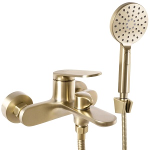 Baterie pentru cadă Rea Marco brush gold - Img 1