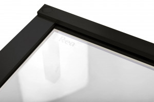 Cabina dus REA Hugo Double Black 80x80 - Img 6