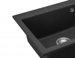 Chiuveta bucatarie Granit West XL black dots - Img 3