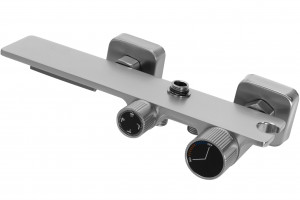 Coloana de dus REA HELIX Nickel Brush INOX - Img 4