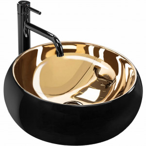 Lavoar pe blat REA Luna Gold/Black - Img 1